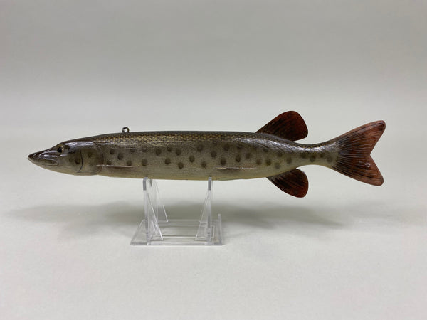 Rare Herman Tilk Musky Fish Spearing Decoy