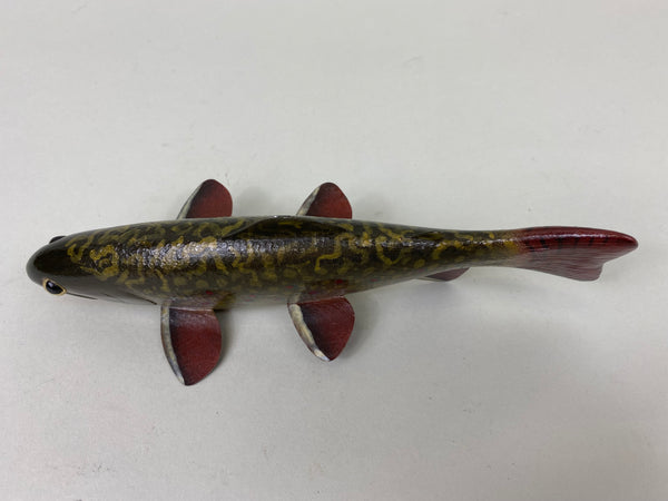 Marcel Meloche Brook Trout Fish Spearing Decoy (#6843) - Muddy Water Decoys