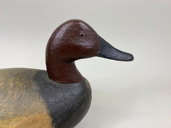 Ben Schmidt Canvasback Drake, Original Paint (#7662A) - Muddy Water Decoys