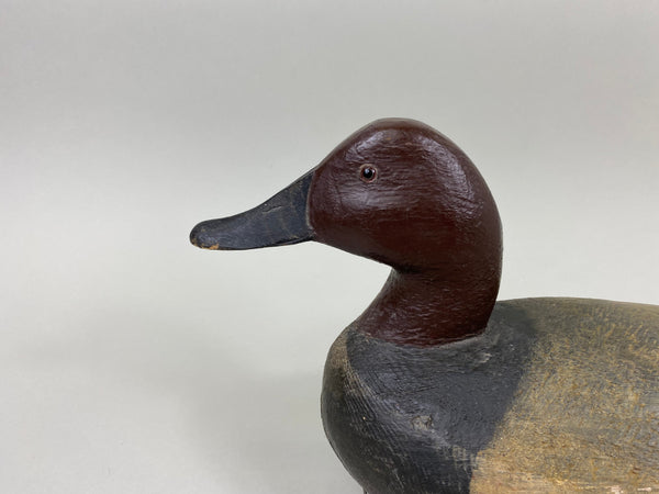 Ben Schmidt Canvasback Drake, Original Paint (#7662A) - Muddy Water Decoys