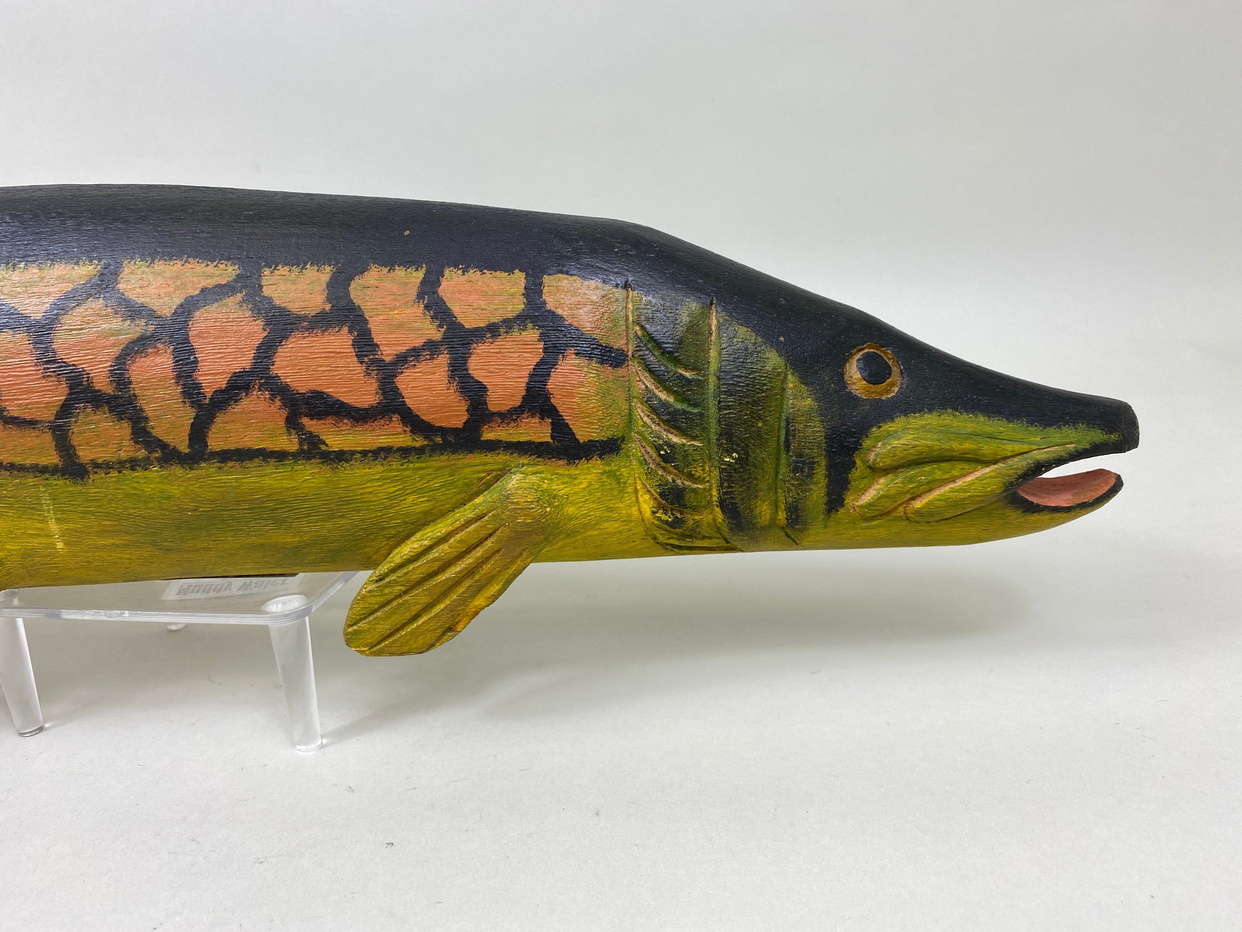 Carved Wooden Pike (#6105)